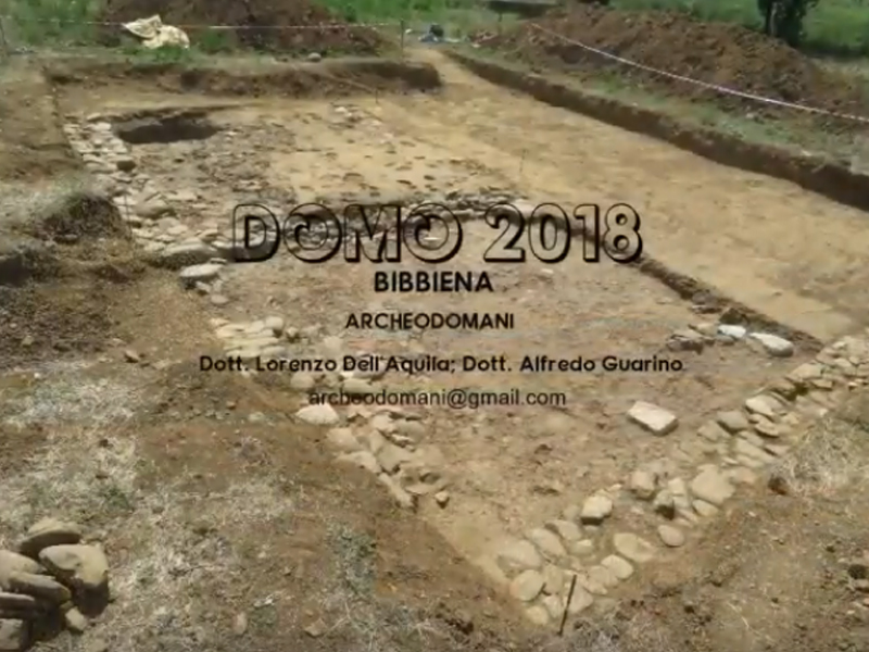 THE “DOMO 2018” EXCAVATION CAMPAIGN IS CONCLUDED