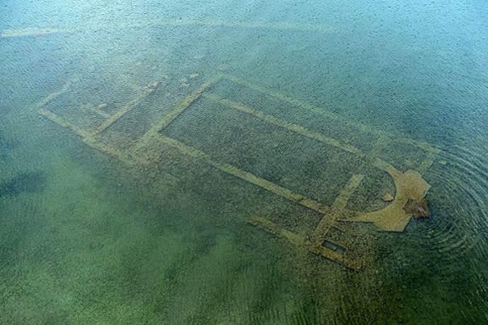 Ancient church hidden in Turkish lake. And a Pagan Temple may lie beneath it.